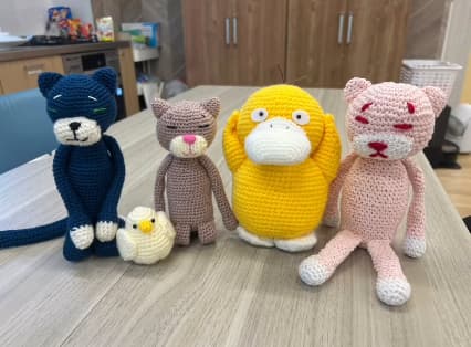 手づくりあみぐるみ作品