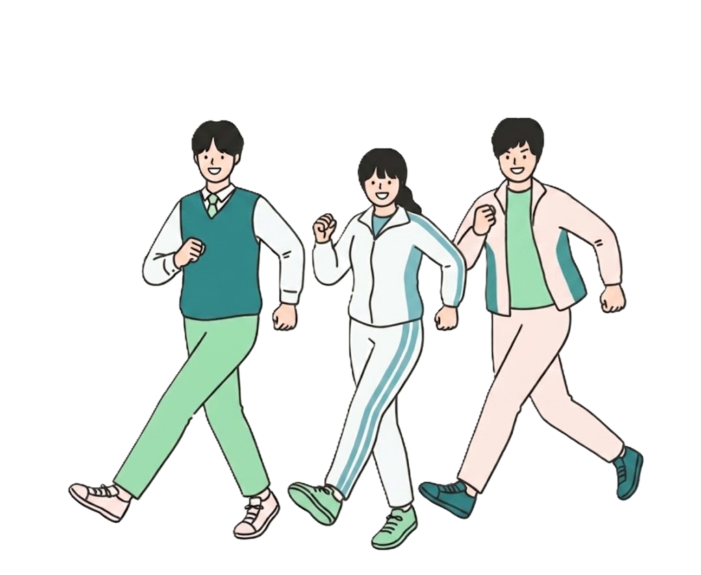 一緒に歩むメンバーイラスト